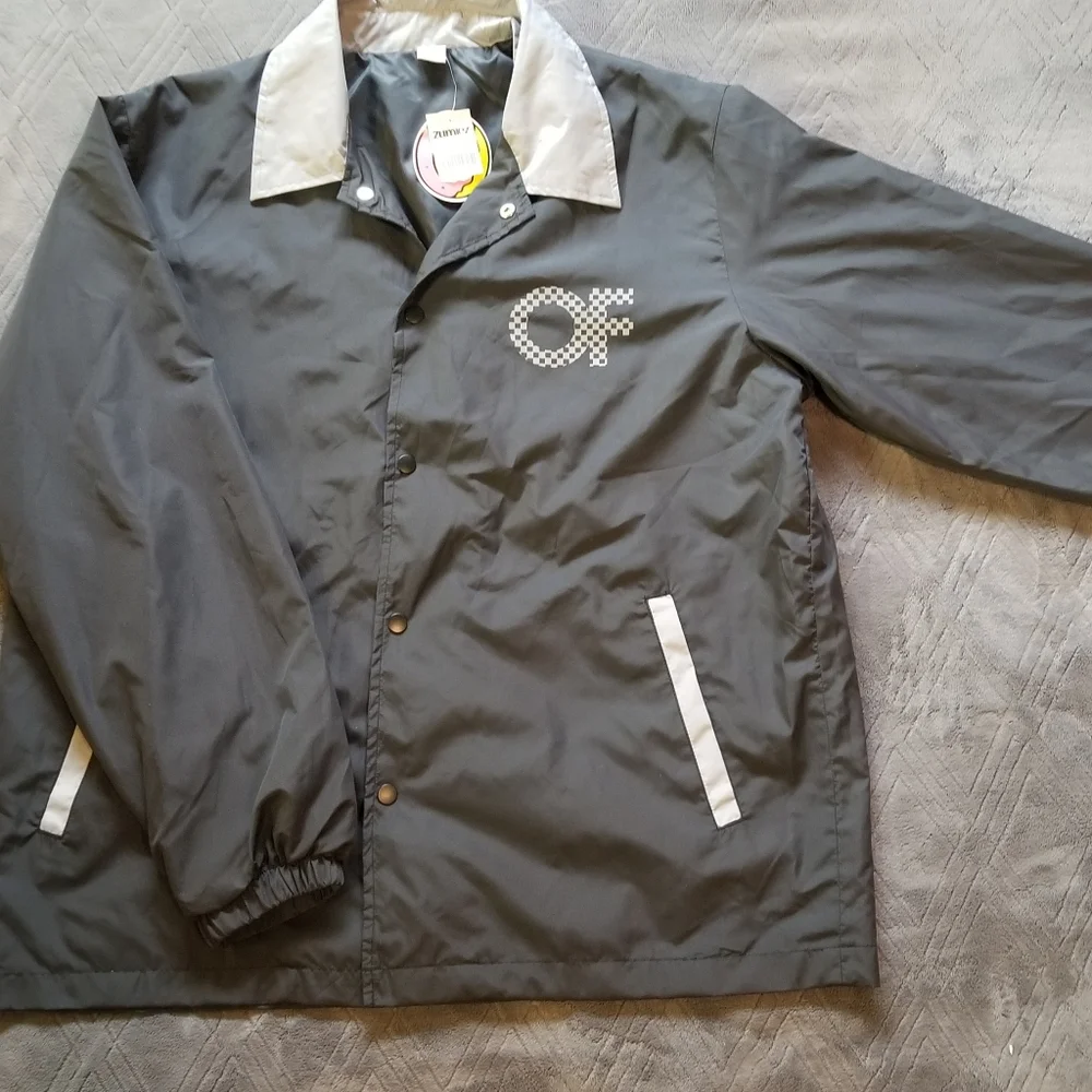 Odd Future Checkered Black Coaches Jacket - Picture 3 of 4